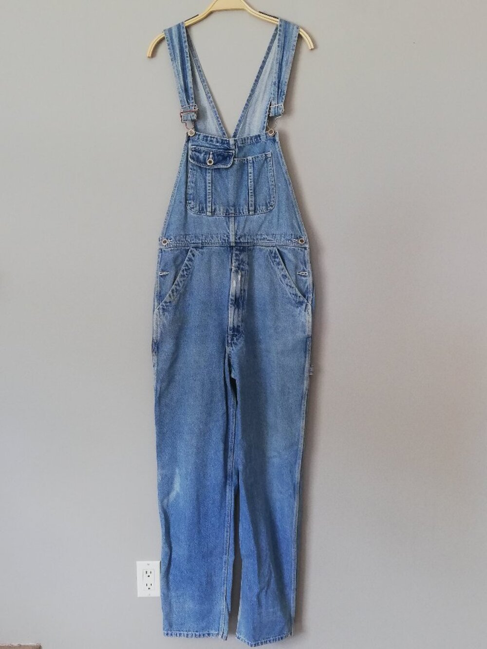Vintage Nevada Denim Coveralls – Men's Medium – 100% Cotton – Made in Hong Kong